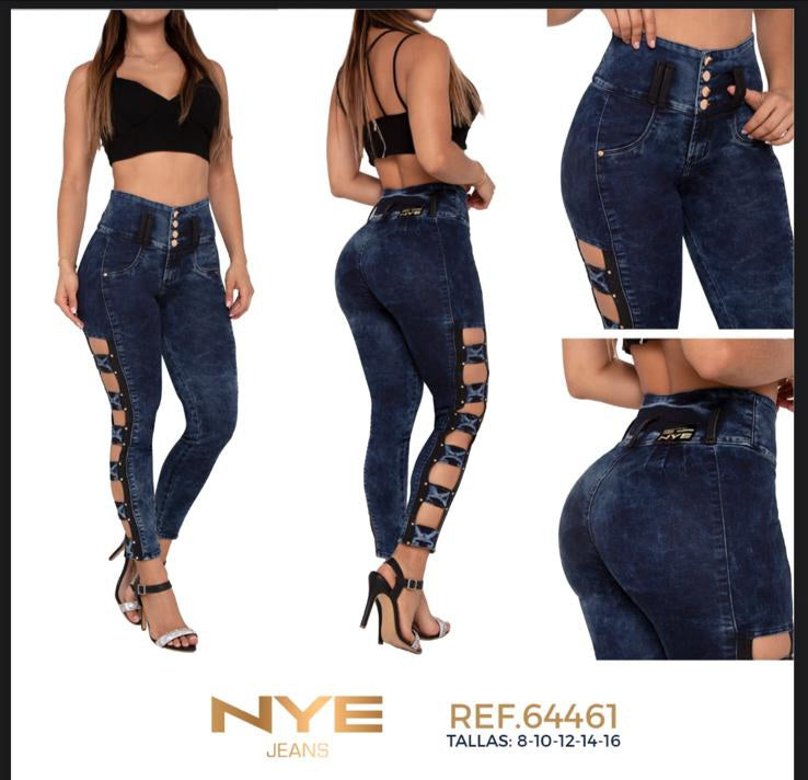 🖤 Jean NYE Ref. 64461 – Tiras Laterales